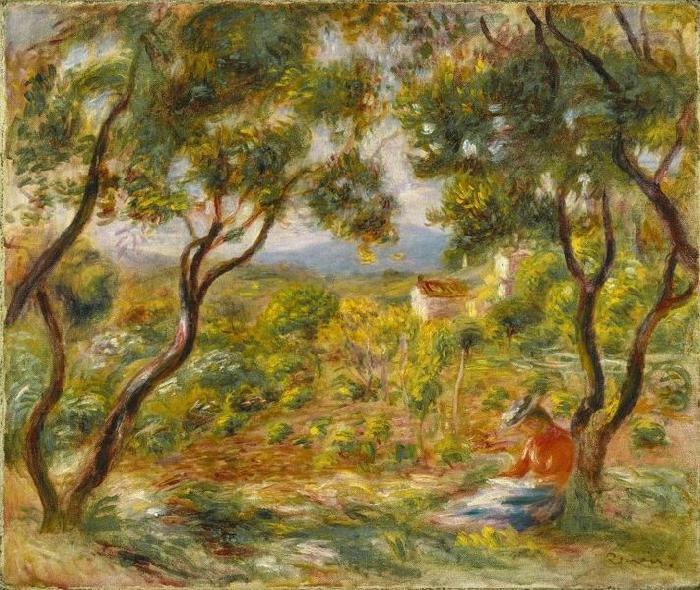 Pierre-Auguste Renoir The Vineyards at Cagnes